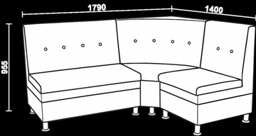 Угловой кухонный диван Нео КМ-05 ДУ в Благовещенске - предосмотр 2